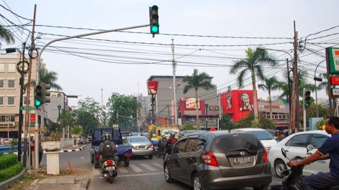 verkeers drukte in jakarta